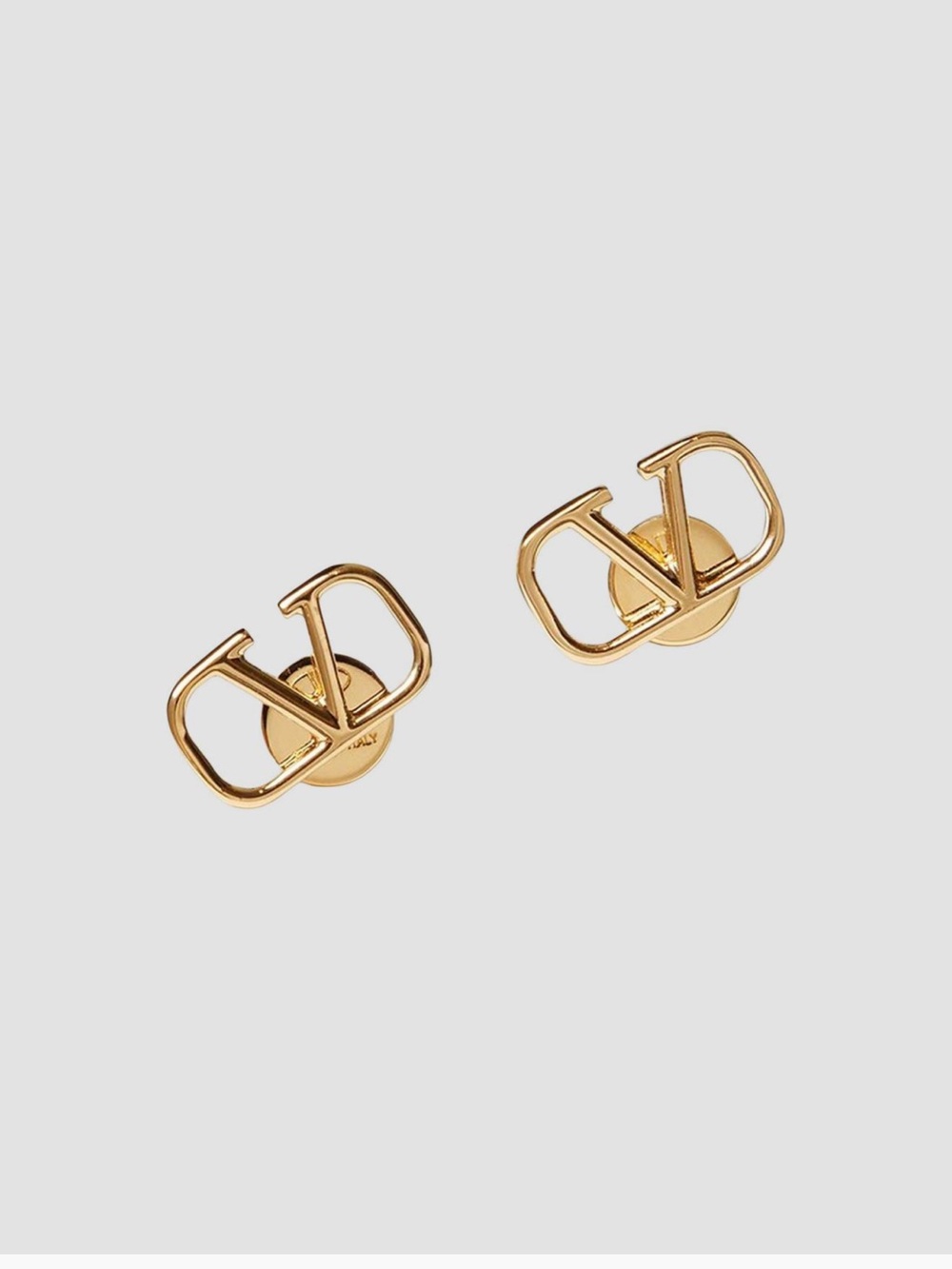Valentino Garavani VLogo Signature Gold Stud Earrings